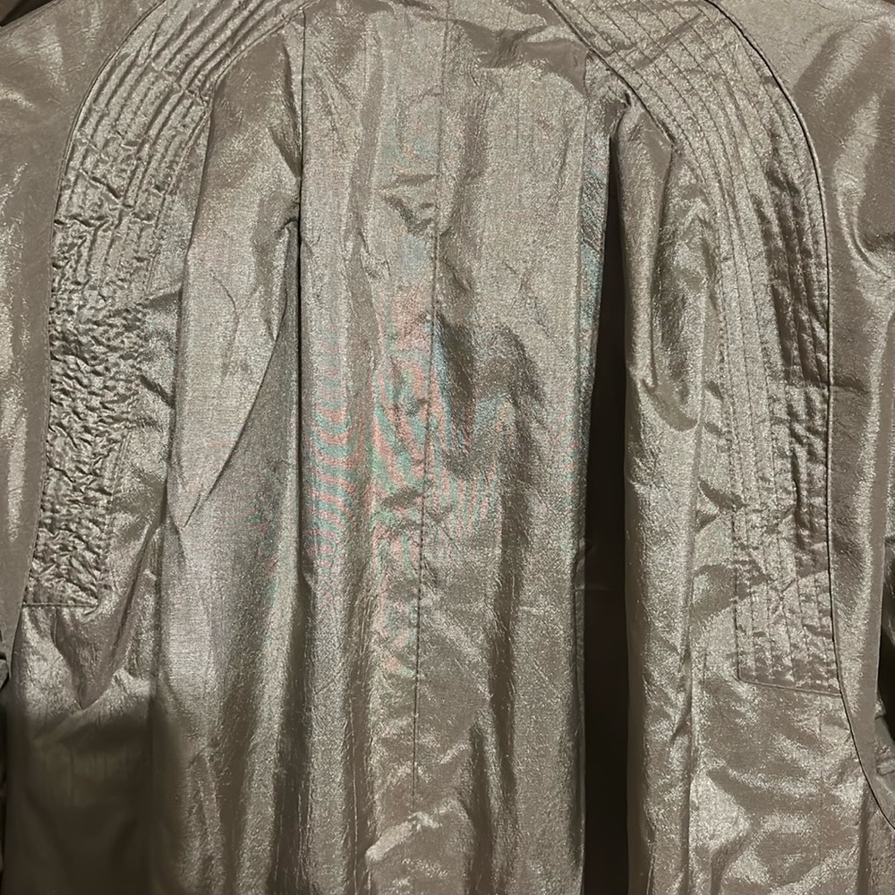 Women's Tan Rain Coat - Picture 7 of 8